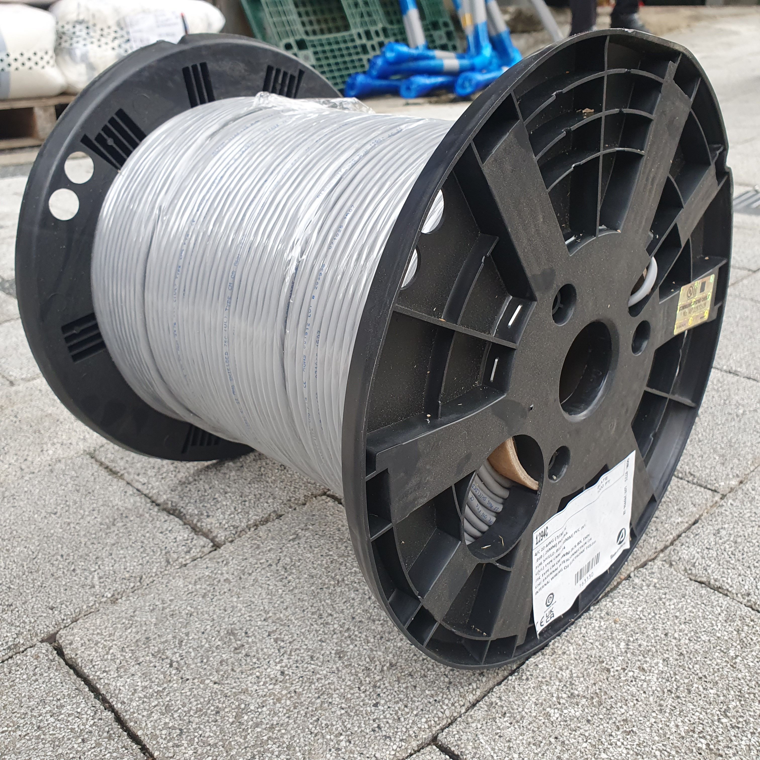 [알파와이어] AlphaWire 1294C, SL001 22AWG 4C 산업용케이블 (m단위 절단 판매)