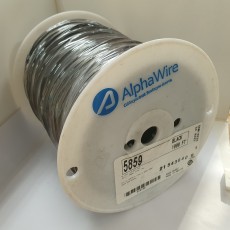 [알파와이어] AlphaWire 5859, Black 001 산업용케이블 (길이 옵션)