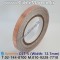[알파와이어] AlphaWire CST5 NC087, Copper EMI Shielding Tape 산업용케이블 (길이 옵션)