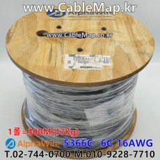 AlphaWire 5366C, Slate 6C 16AWG 알파와이어 150미터