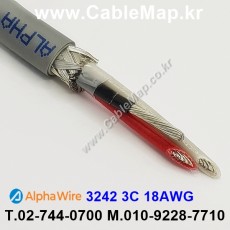 AlphaWire 3242, Slate 3C 18AWG 알파와이어 150미터